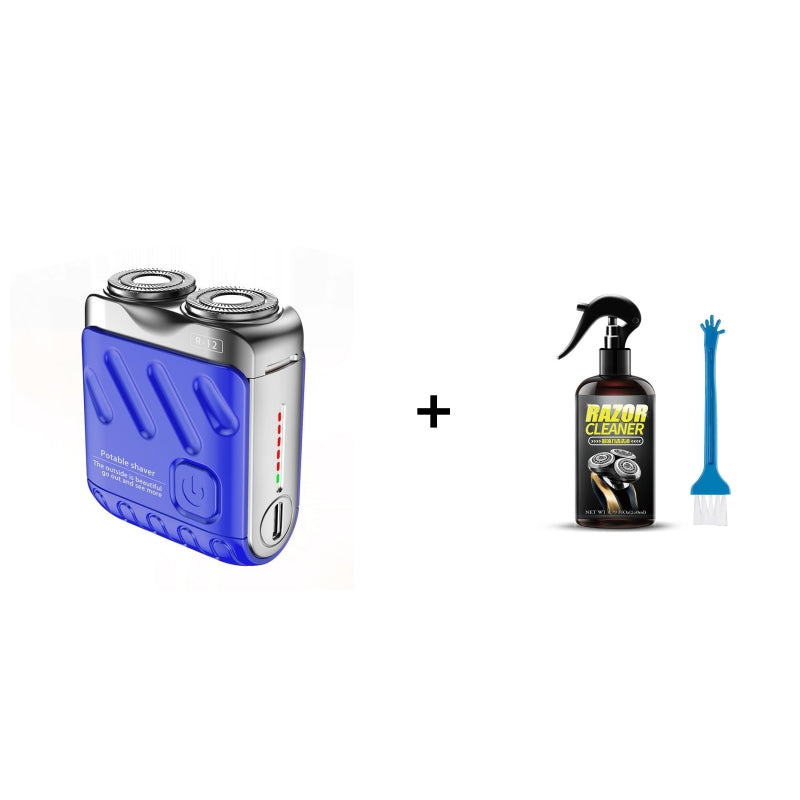 💥Hot Sale🔥Portable Rotary Dual Ring Electric Shaver