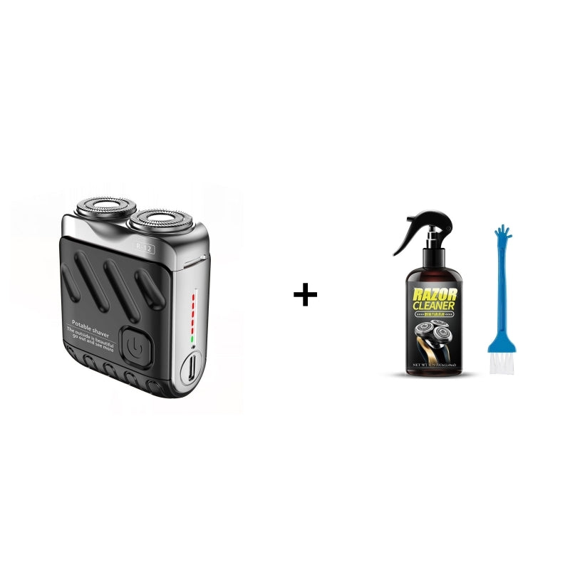 💥Hot Sale🔥Portable Rotary Dual Ring Electric Shaver