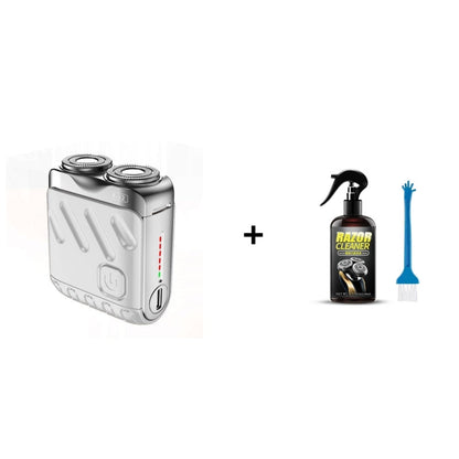 💥Hot Sale🔥Portable Rotary Dual Ring Electric Shaver