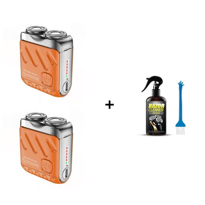 💥Hot Sale🔥Portable Rotary Dual Ring Electric Shaver