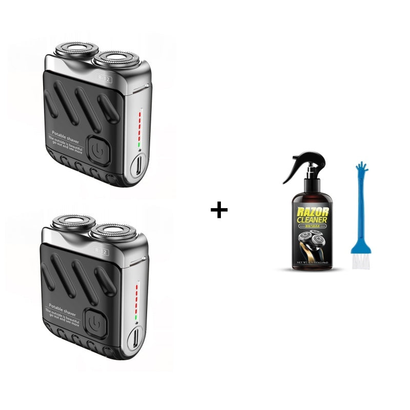 💥Hot Sale🔥Portable Rotary Dual Ring Electric Shaver