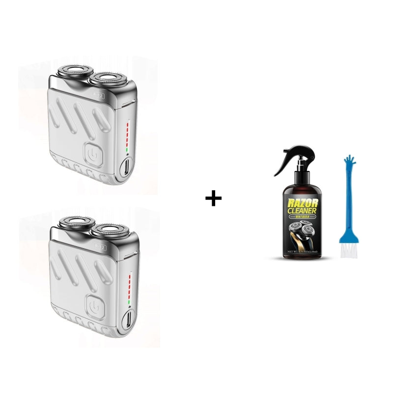 💥Hot Sale🔥Portable Rotary Dual Ring Electric Shaver