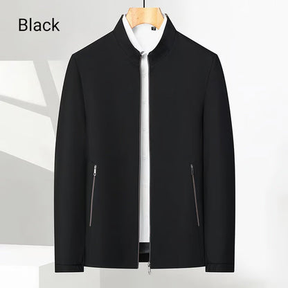 👑Fliwos® Men's Standing Collar Zipper Casual Jacket