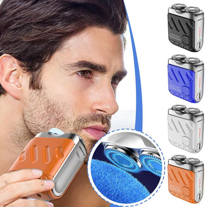 💥Hot Sale🔥Portable Rotary Dual Ring Electric Shaver