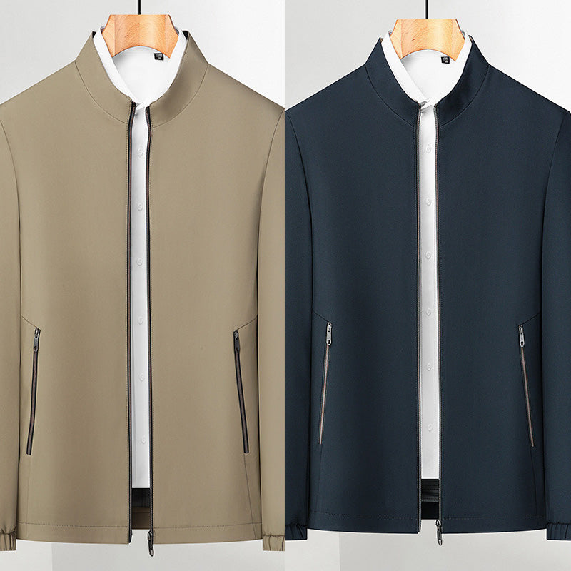👑Fliwos® Men's Standing Collar Zipper Casual Jacket