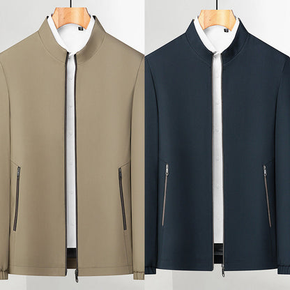 👑Fliwos® Men's Standing Collar Zipper Casual Jacket